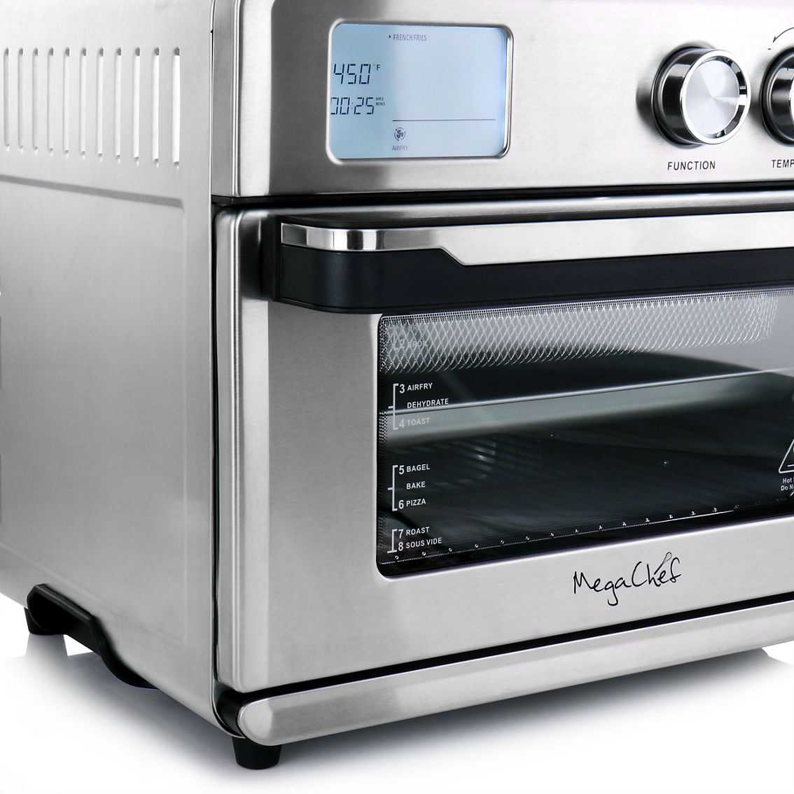 MegaChef Multifunction Air Fryer Toaster Oven with 21 Presets - Image 3 of 5