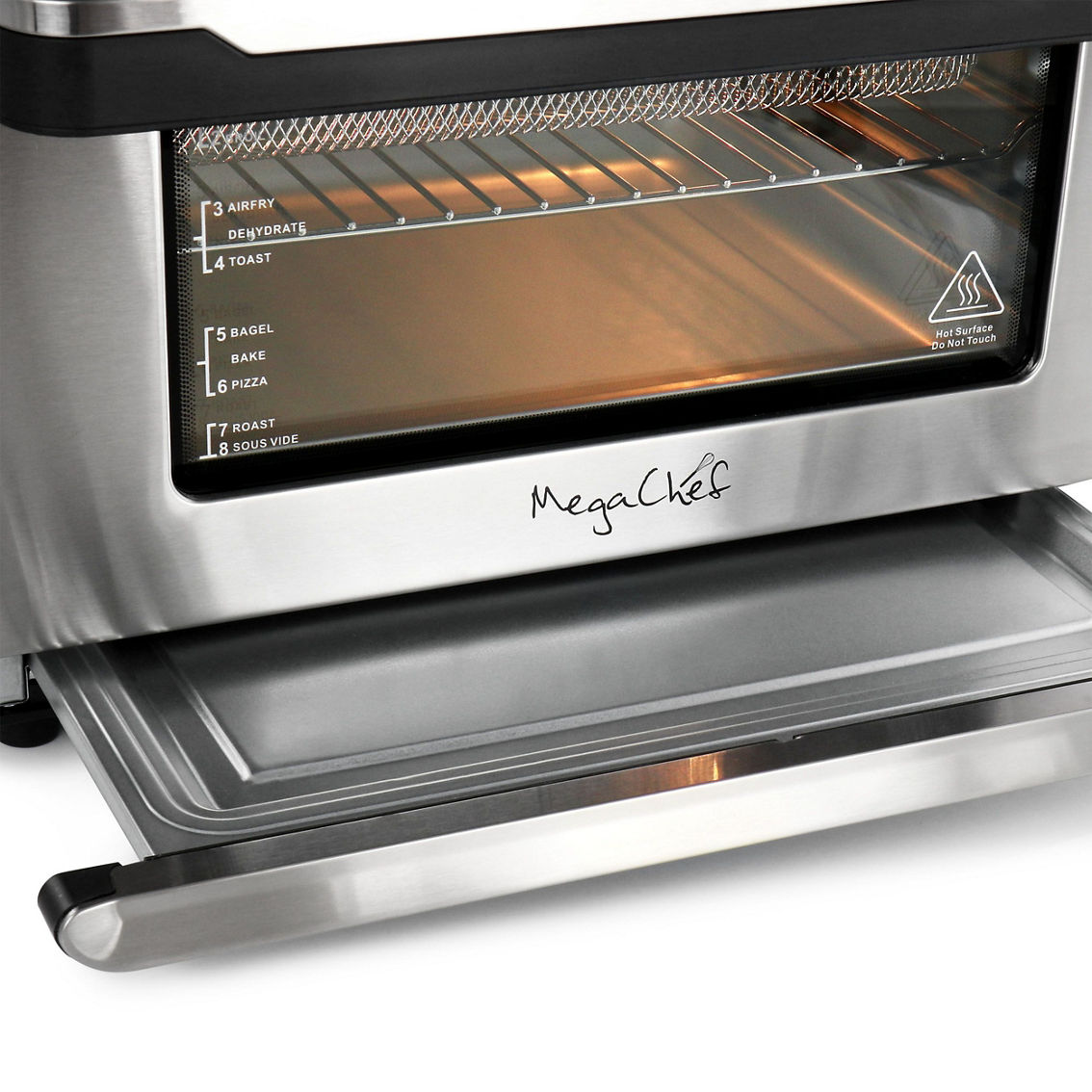 MegaChef Multifunction Air Fryer Toaster Oven with 21 Presets - Image 5 of 5
