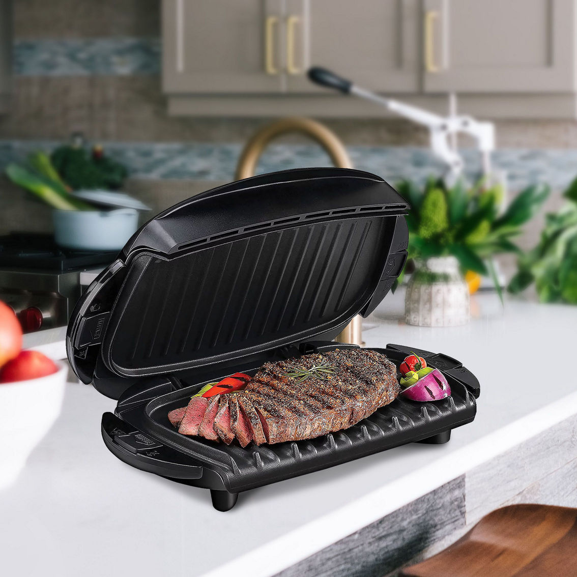 George Foreman 2-serving Classic Plate Electric Indoor Grill And Panini  Press, Indoor Grills & Griddles, Furniture & Appliances