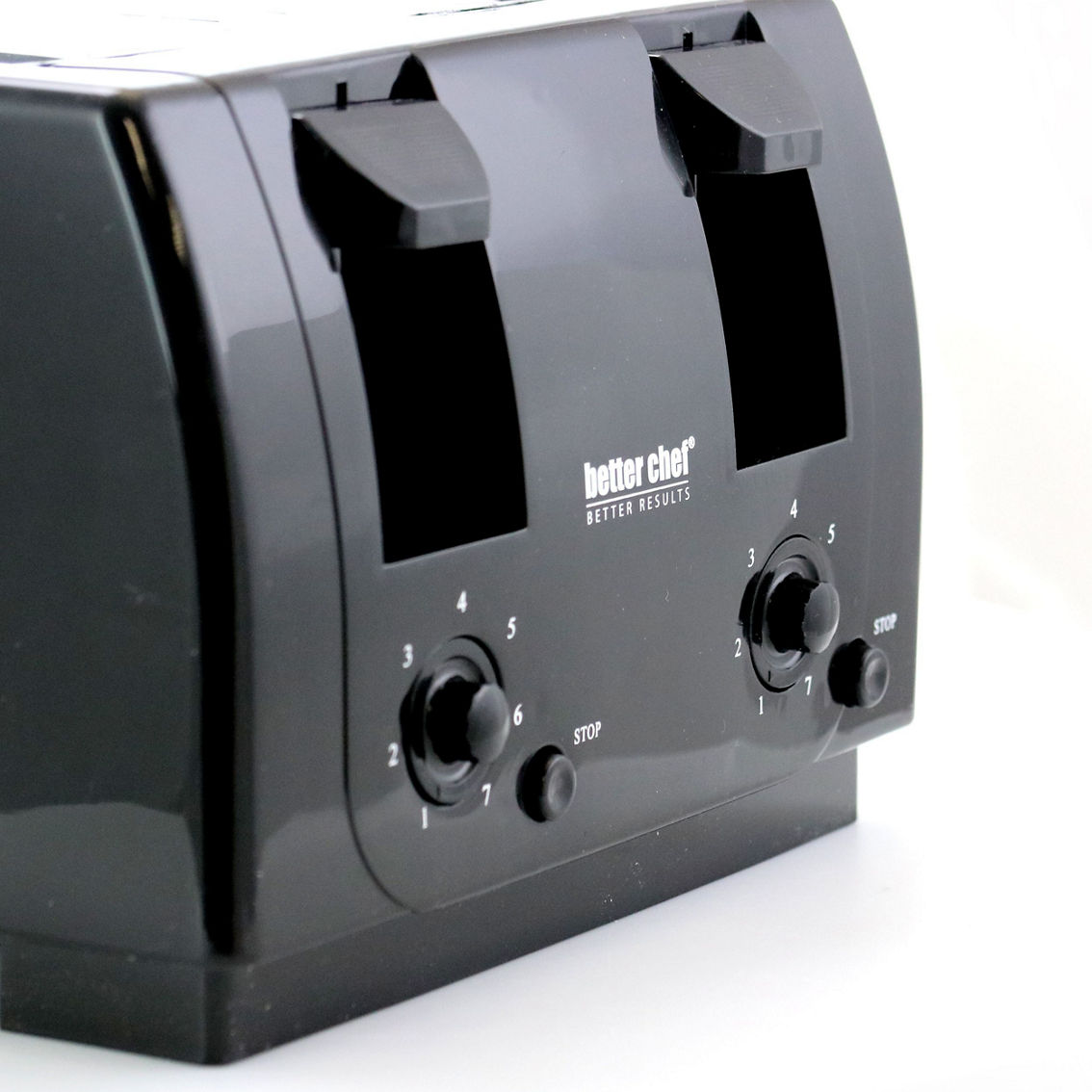 Better Chef 4 Slice Dual Control Toaster in Black - Image 3 of 5