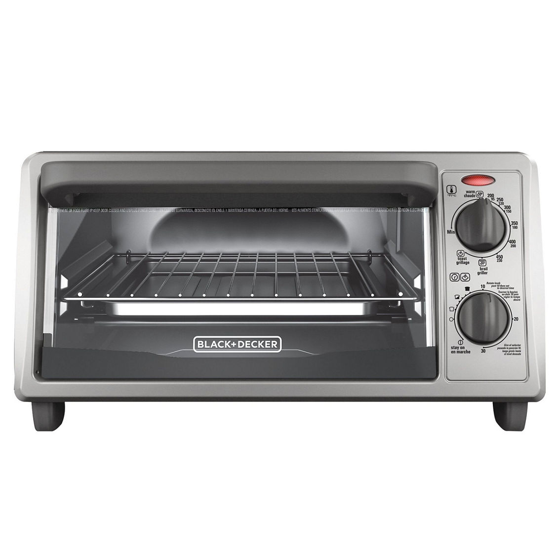 Black & Decker 4-slice Toaster Oven, Fryers, Furniture & Appliances