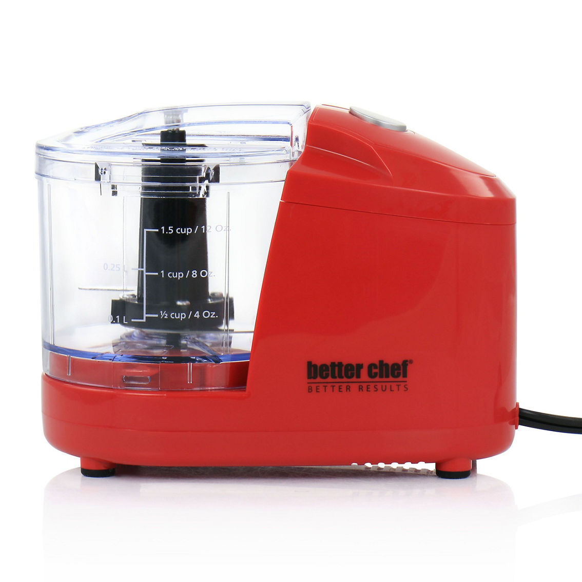 Better Chef Compact 12 Ounce Mini Chopper in Red - Image 2 of 5