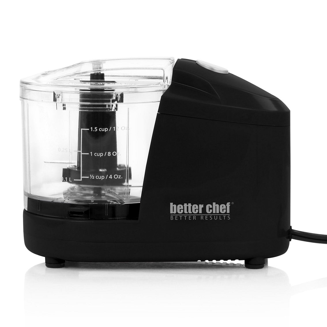 Better Chef 1.5 Cup Safety Lock Compact Chopper in Black - Image 2 of 5
