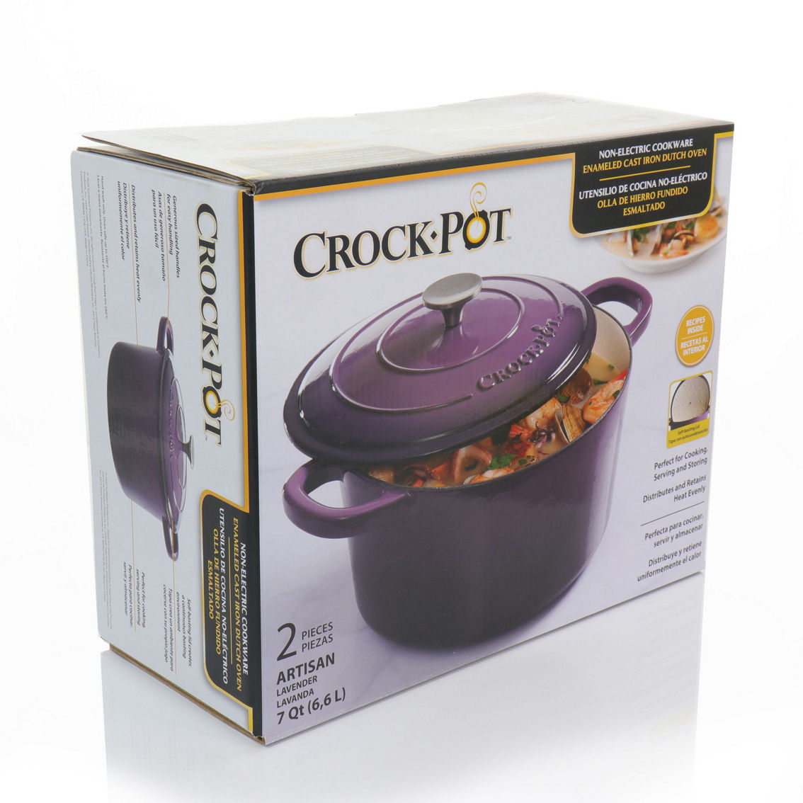 Crock Pot 7 Qt Teal Artisan Dutch Oven - 109475.02