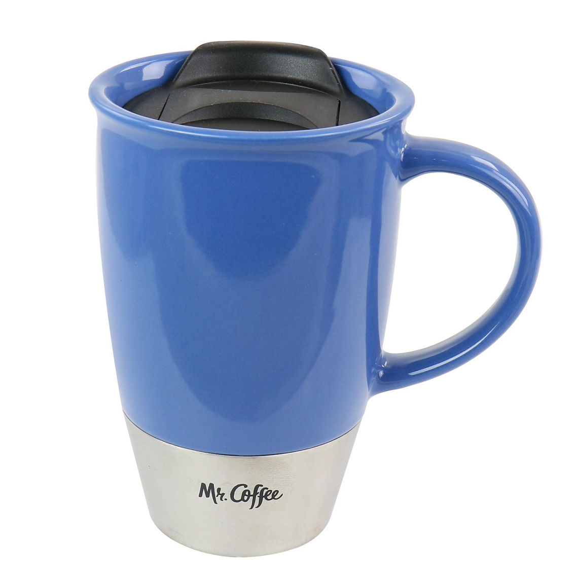 Mr. Coffee 3 Piece Stoneware Travel Mug Set 14 Oz Assorted Colors - Office  Depot