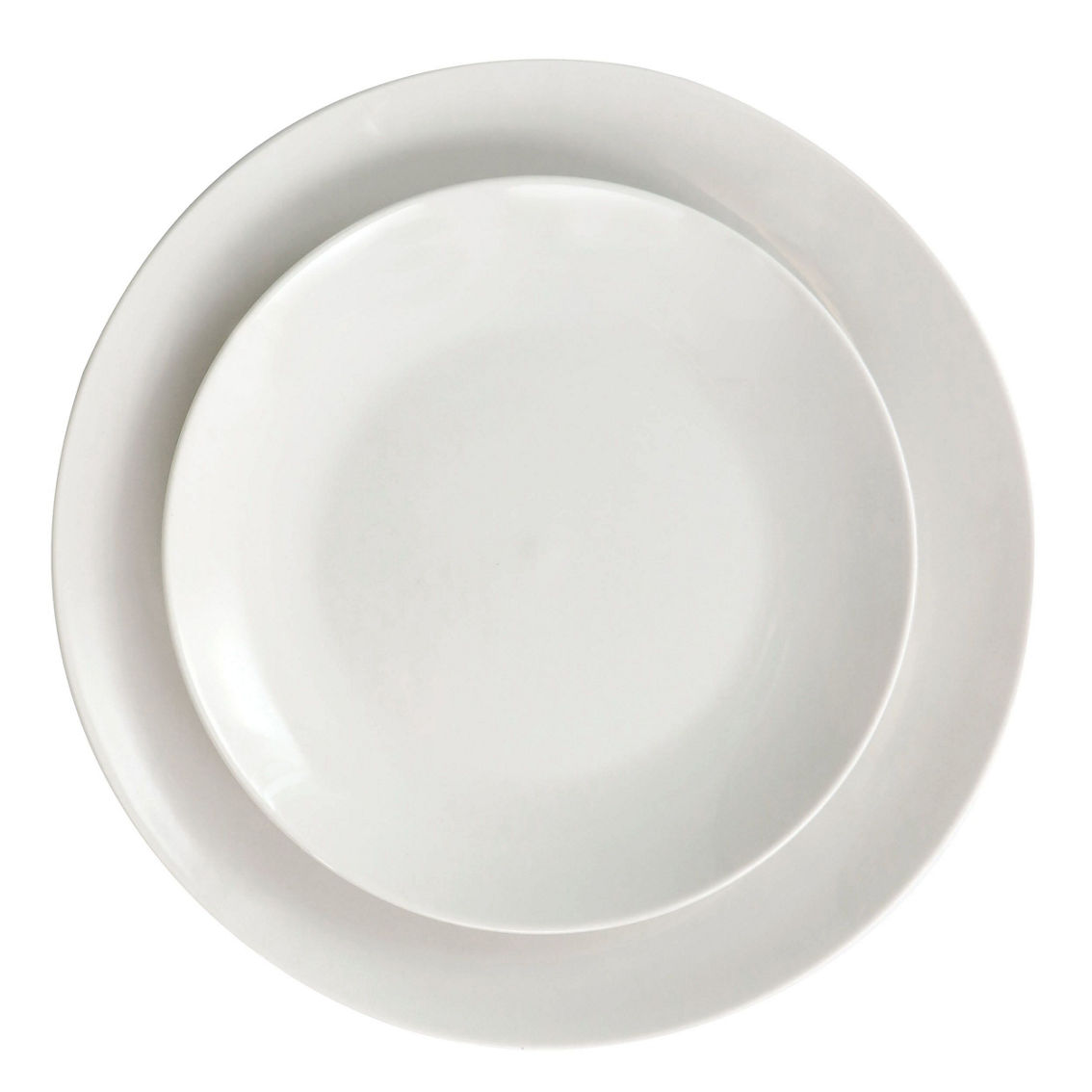 Elama Camellia 16 Piece Porcelain Double Bowl Dinnerware Set - Image 4 of 5
