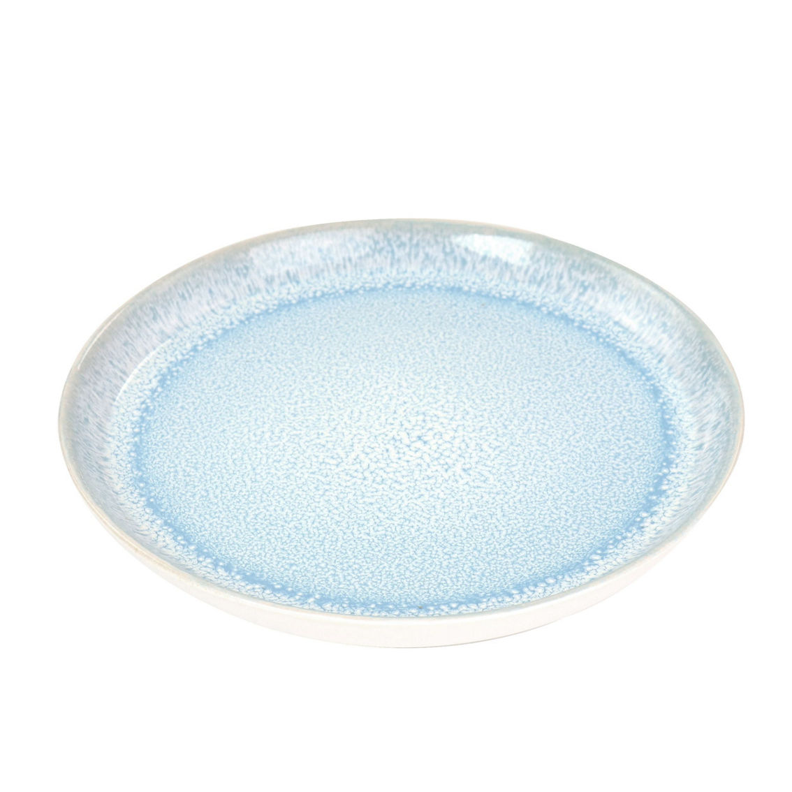 Elama Mocha 16 Piece Stoneware Dinnerware Set in Blue - Image 5 of 5