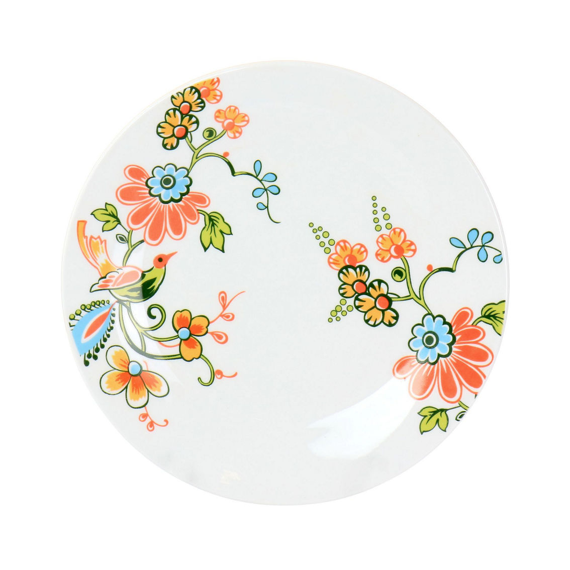 Elama Spring Bloom 16 Piece Round Porcelain Dinnerware Set - Image 4 of 5