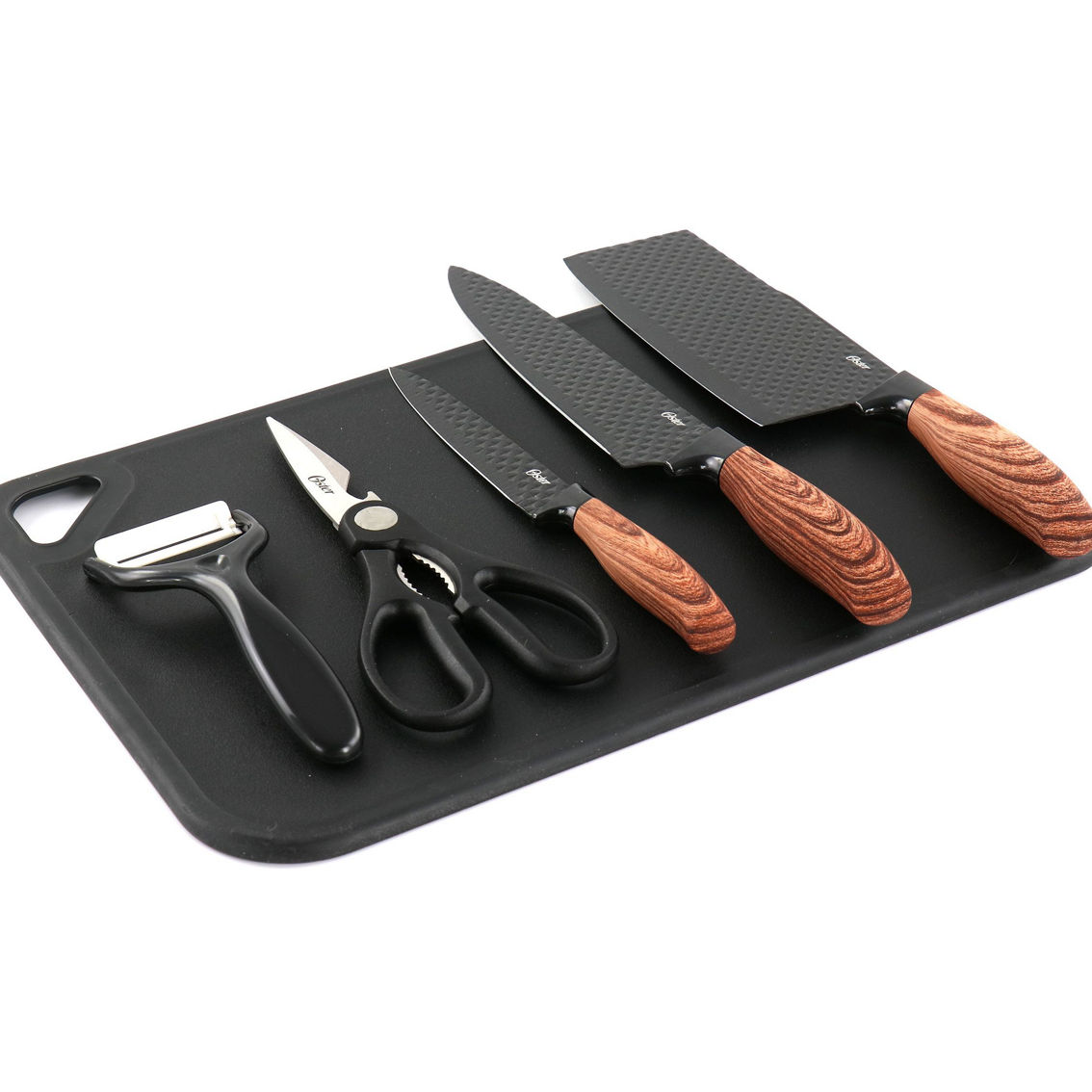 Oster Gunderson 6 Piece Black Stainless Steel Cutlery Set - Image 2 of 5