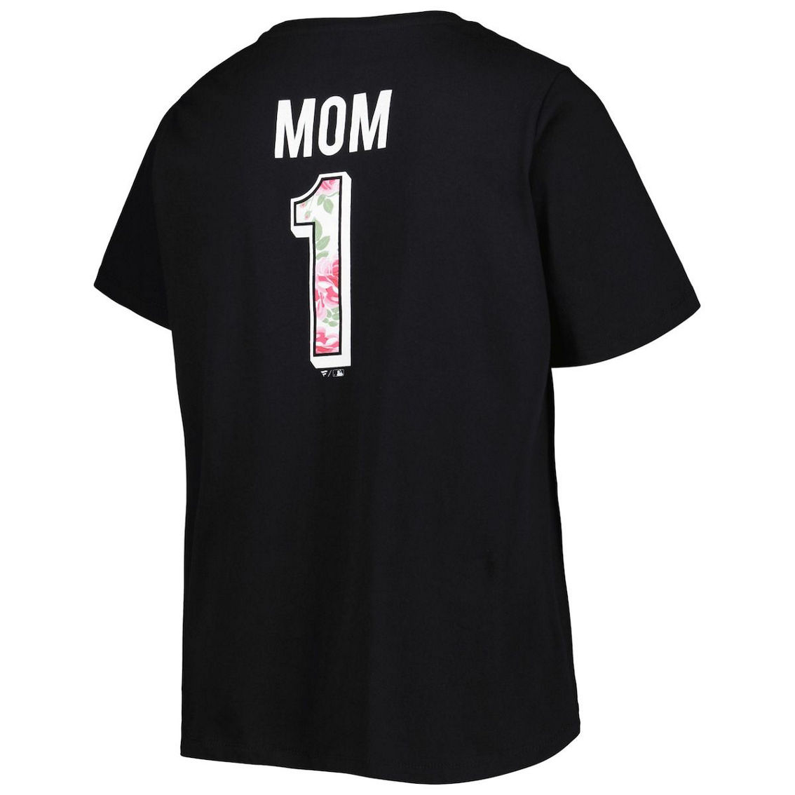 Profile Women's Black San Francisco Giants Mother's Day Plus Size Best Mom Ever V-Neck T-Shirt - Image 4 of 4