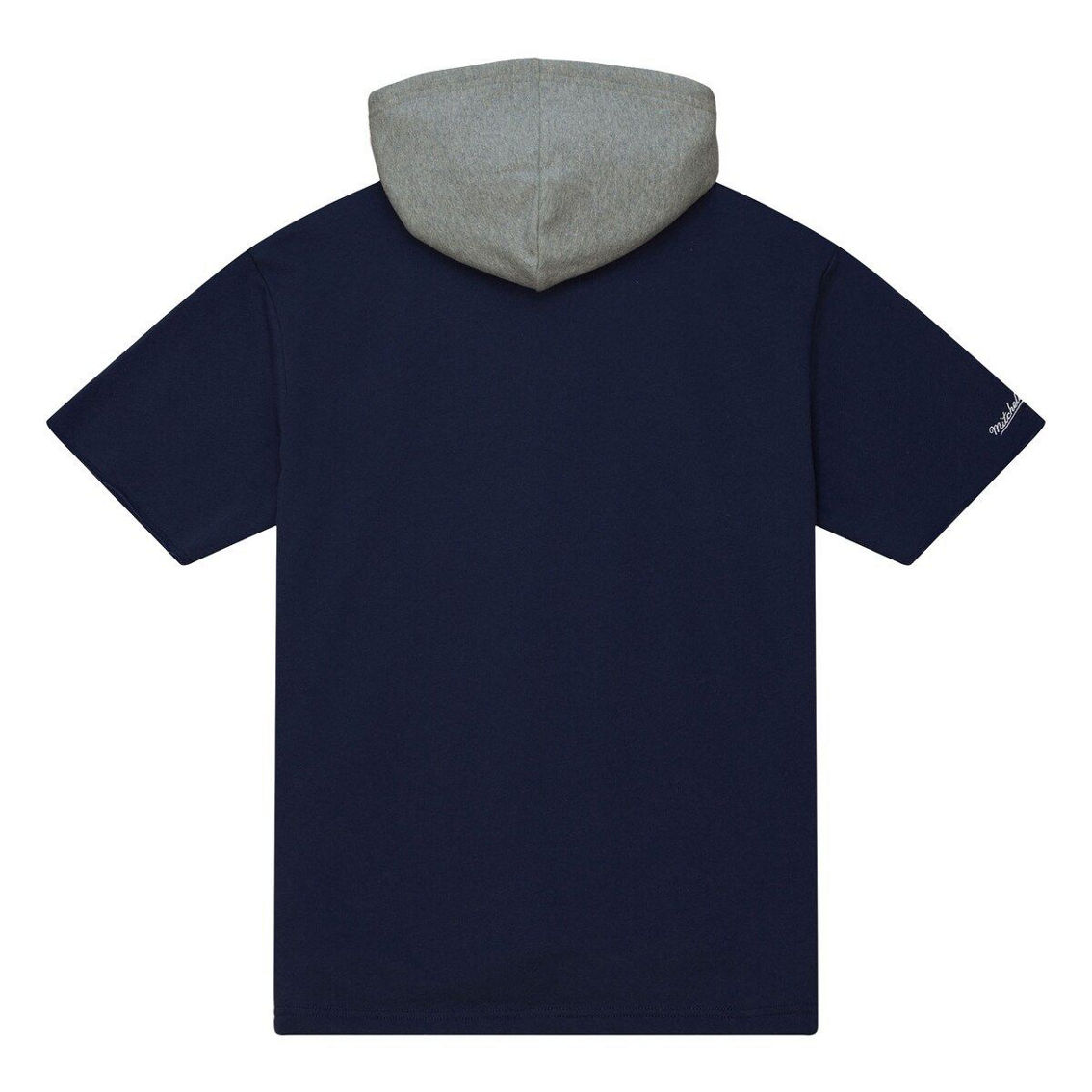 Mitchell & Ness Men's Navy Dallas Cowboys game Short Sleeve Hoodie - Image 4 of 4
