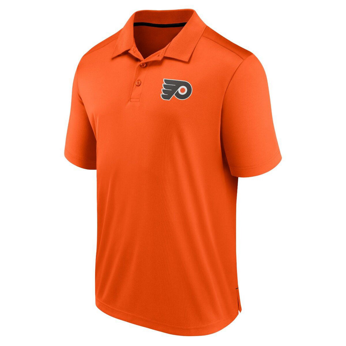 Fanatics Branded Men's Orange Philadelphia Flyers Polo - Image 3 of 4