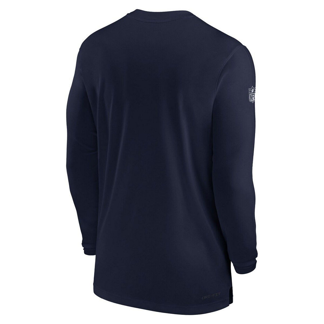 Nike Men's Navy Dallas Cowboys Sideline Coach Performance Long Sleeve T-Shirt - Image 4 of 4