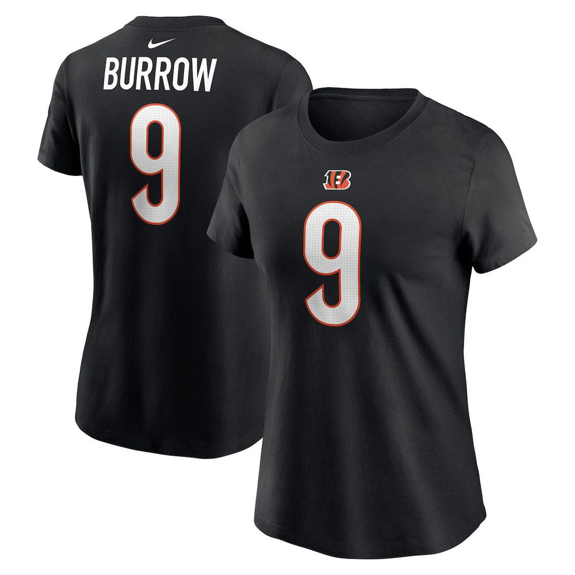 Nike Women's Joe Burrow Black Cincinnati Bengals Player Name & Number T-Shirt - Image 2 of 4