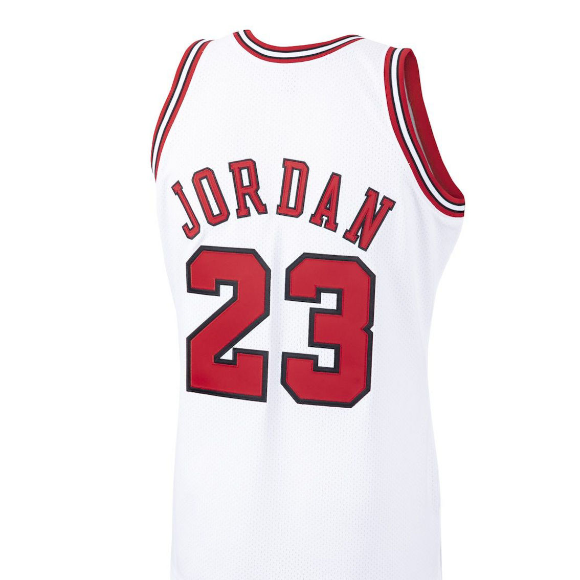 Mitchell & Ness Men's Michael Jordan White Chicago Bulls 1997-98 Hardwood Classics Authentic Player Jersey - Image 4 of 4
