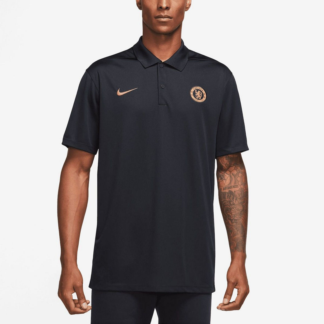 Nike Men's Navy Chelsea Victory Performance Polo - Image 2 of 4