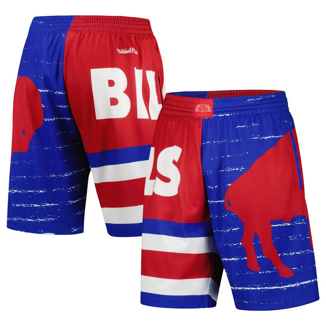 Mitchell & Ness Men's Royal Buffalo Bills Jumbotron 3.0 Shorts - Image 2 of 4