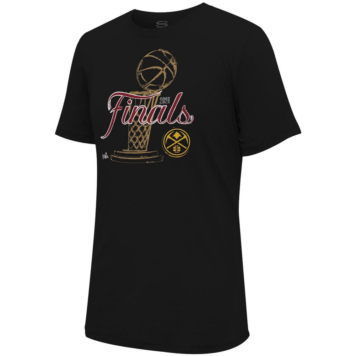 Stadium Essentials Unisex Stadium Essentials Black Denver Nuggets 2023 NBA Finals Element T-Shirt - Image 3 of 4