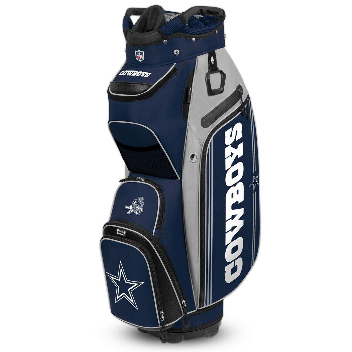 WinCraft Dallas Cowboys Bucket III Cooler Cart Golf Bag - Image 2 of 3