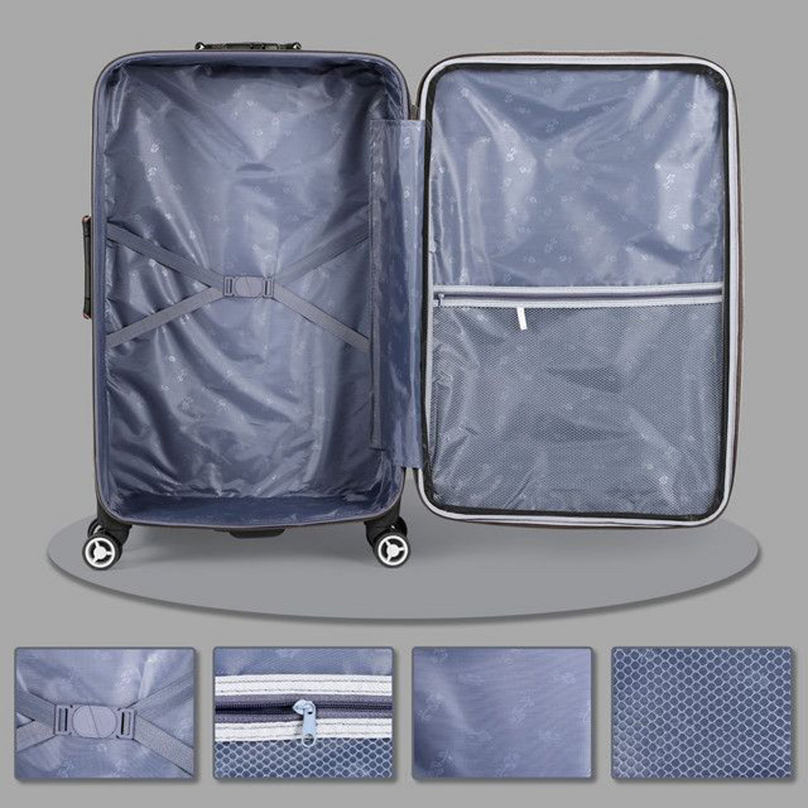Hikolayae Jingpin Collection Softside Luggage 3 Piece Set | Luggage ...