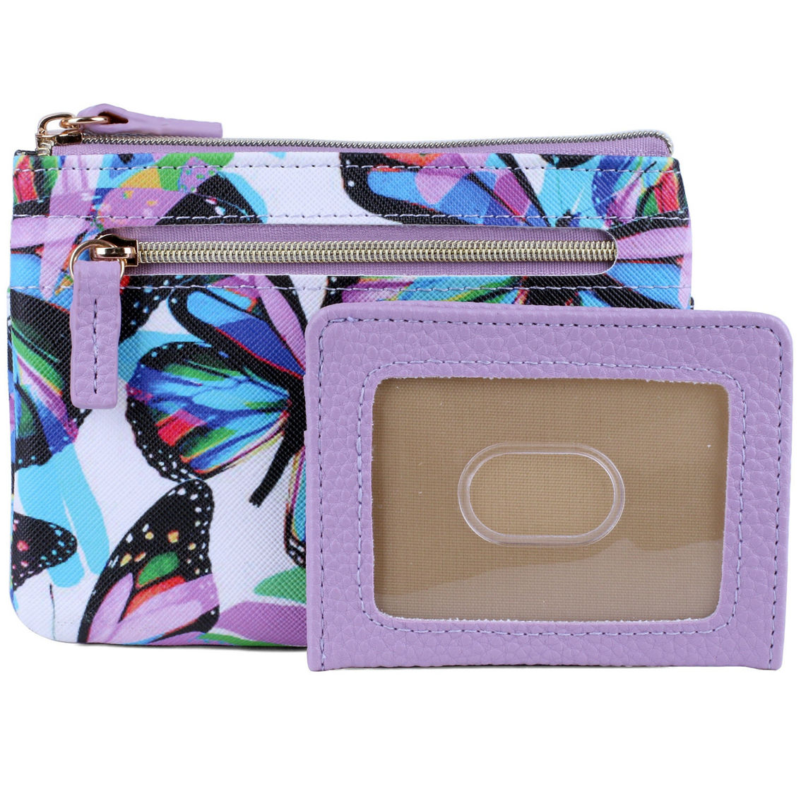 Julia Buxton Pebble RFID Pik-me-up Large ID Coin Card Case - Image 4 of 5