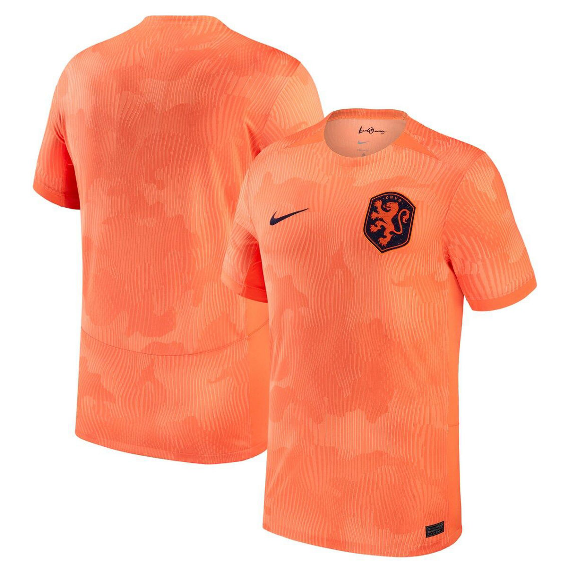 Nike Men's Orange Netherlands Women's National Team 2023 Home Stadium Replica Jersey - Image 2 of 4