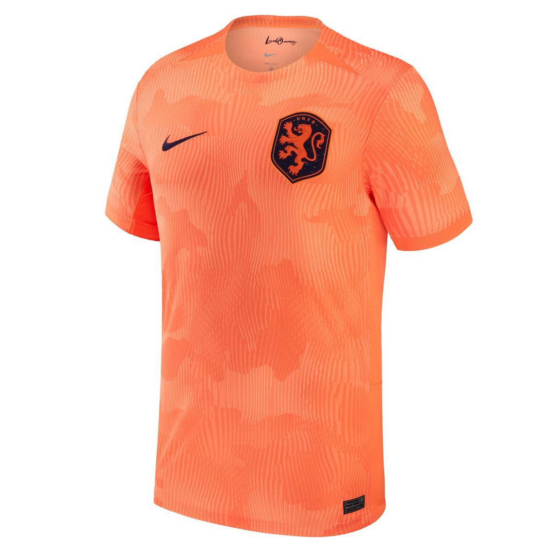 Nike Men's Orange Netherlands Women's National Team 2023 Home Stadium Replica Jersey - Image 3 of 4