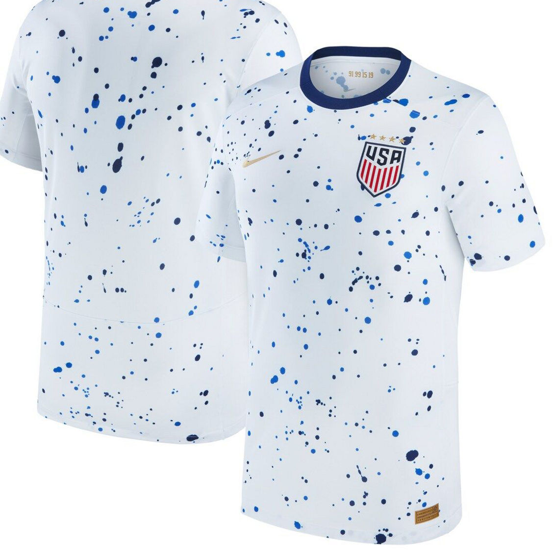 Nike Men's White USWNT 2023 Home Replica Jersey - Image 2 of 4
