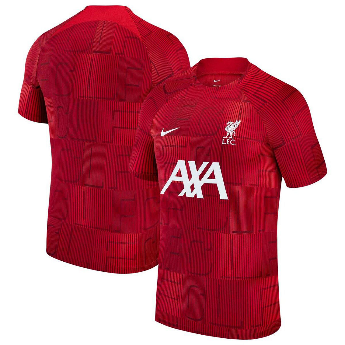 Nike Men's Red Liverpool 2023/24 Academy Pro Pre-Match Top - Image 2 of 4
