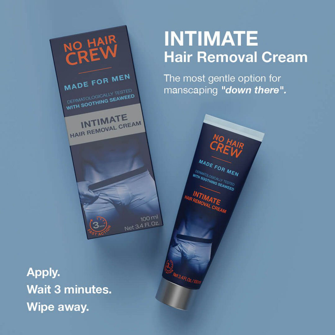 No Hair Crew Intimate Hair Removal Cream 2-Pack - Image 4 of 4
