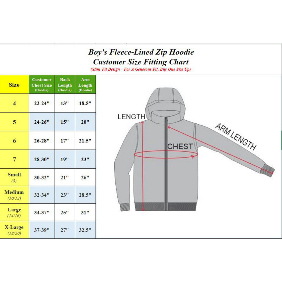 Boy's 2-Pack Fleece-Lined Zip-Up Hoodie - Image 2 of 2