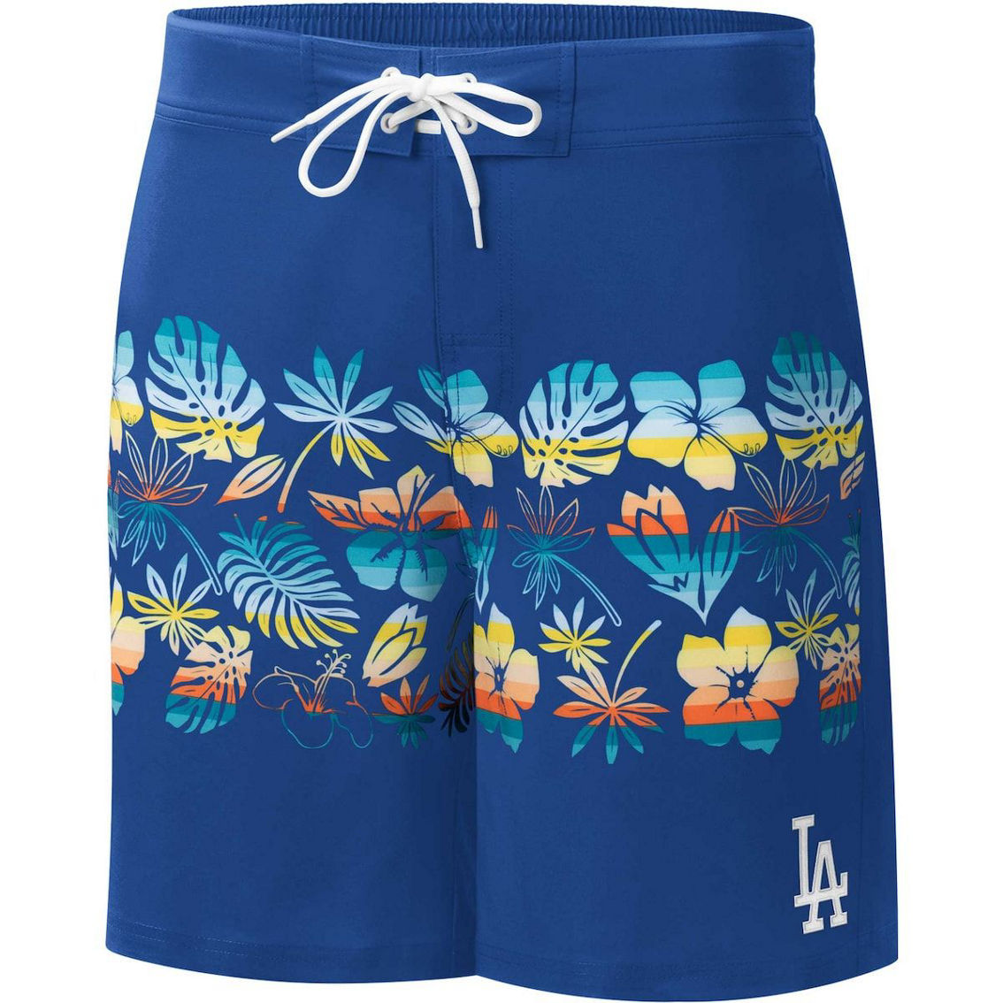 G-III Sports by Carl Banks Men's Royal Los Angeles Dodgers Breeze Volley Swim Shorts - Image 3 of 4