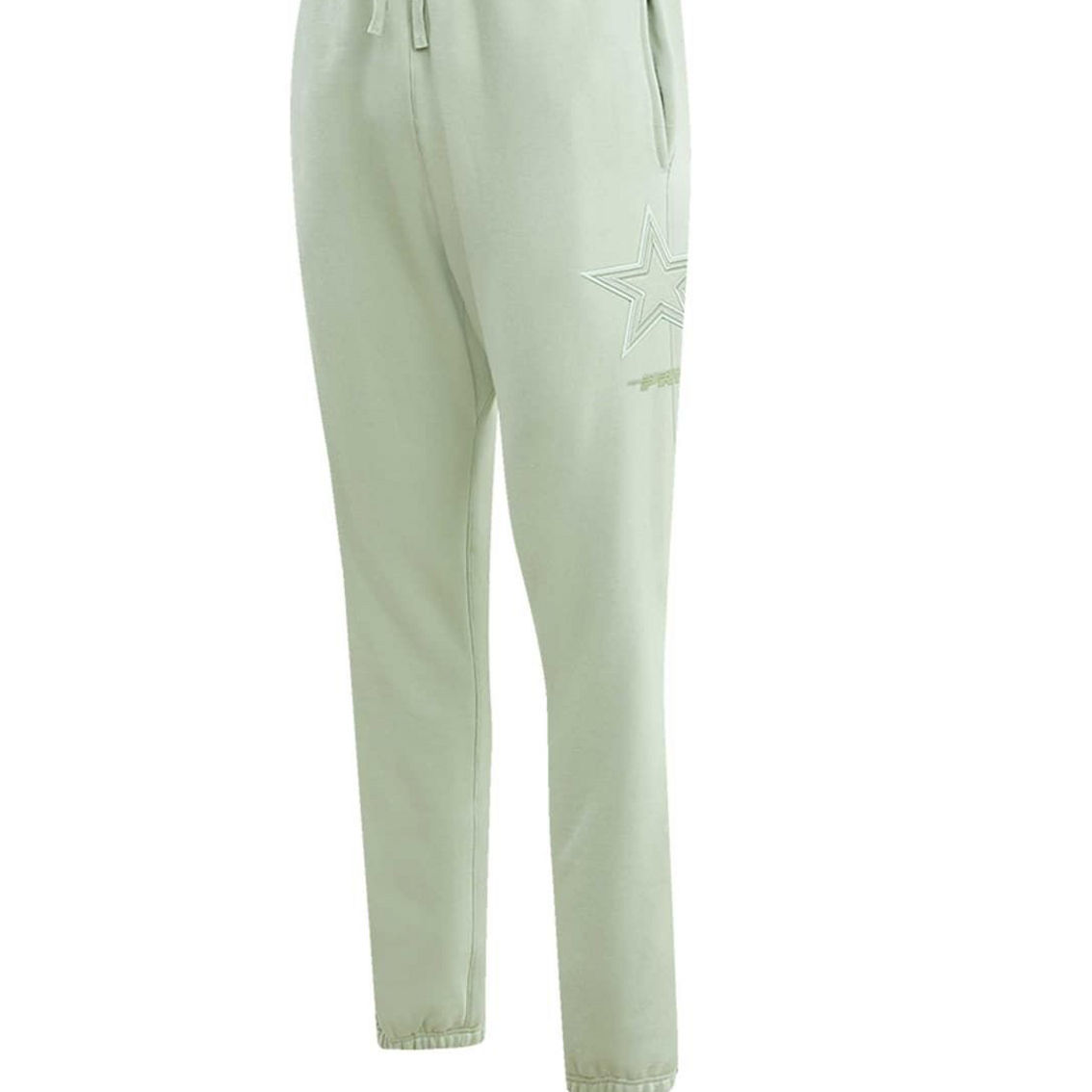 Pro Standard Men's Light Green Dallas Cowboys Neutral Fleece Sweatpants - Image 3 of 4