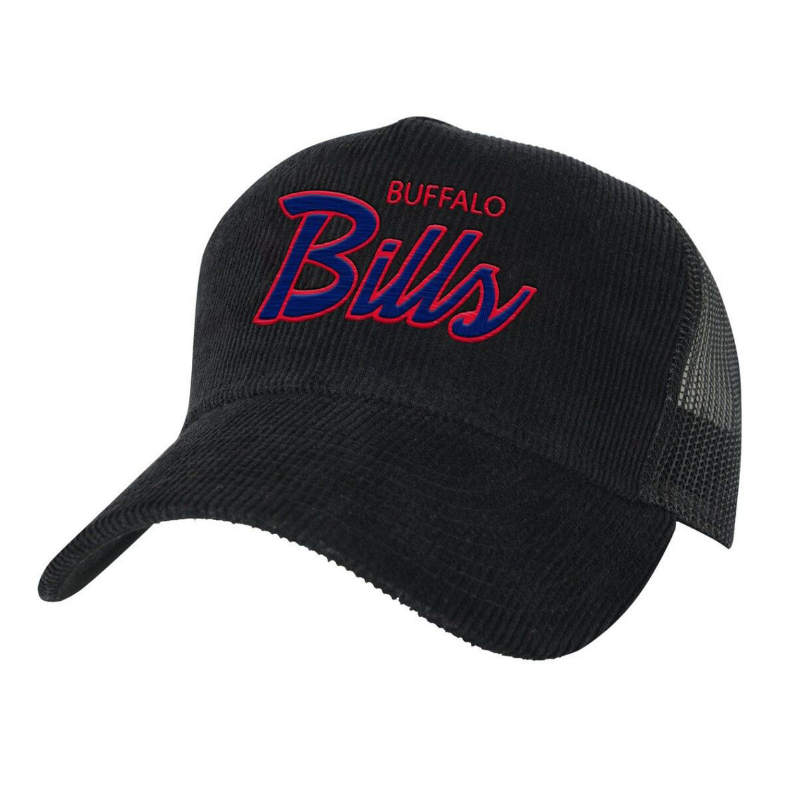 Mitchell & Ness Youth Black Buffalo Bills Times Up Precurved Trucker Adjustable Hat - Image 4 of 4