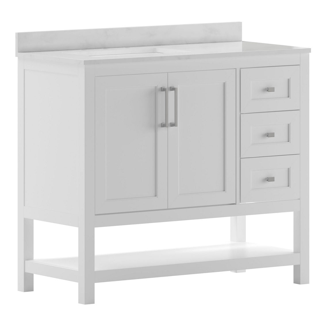 Flash Furniture Vanity with Sink and Soft Close Drawers - Image 4 of 5