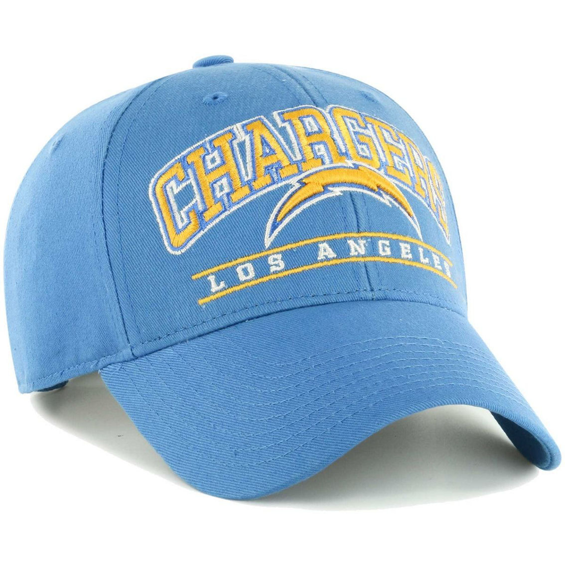 '47 Men's Powder Blue Los Angeles Chargers Fletcher MVP Adjustable Hat - Image 3 of 4