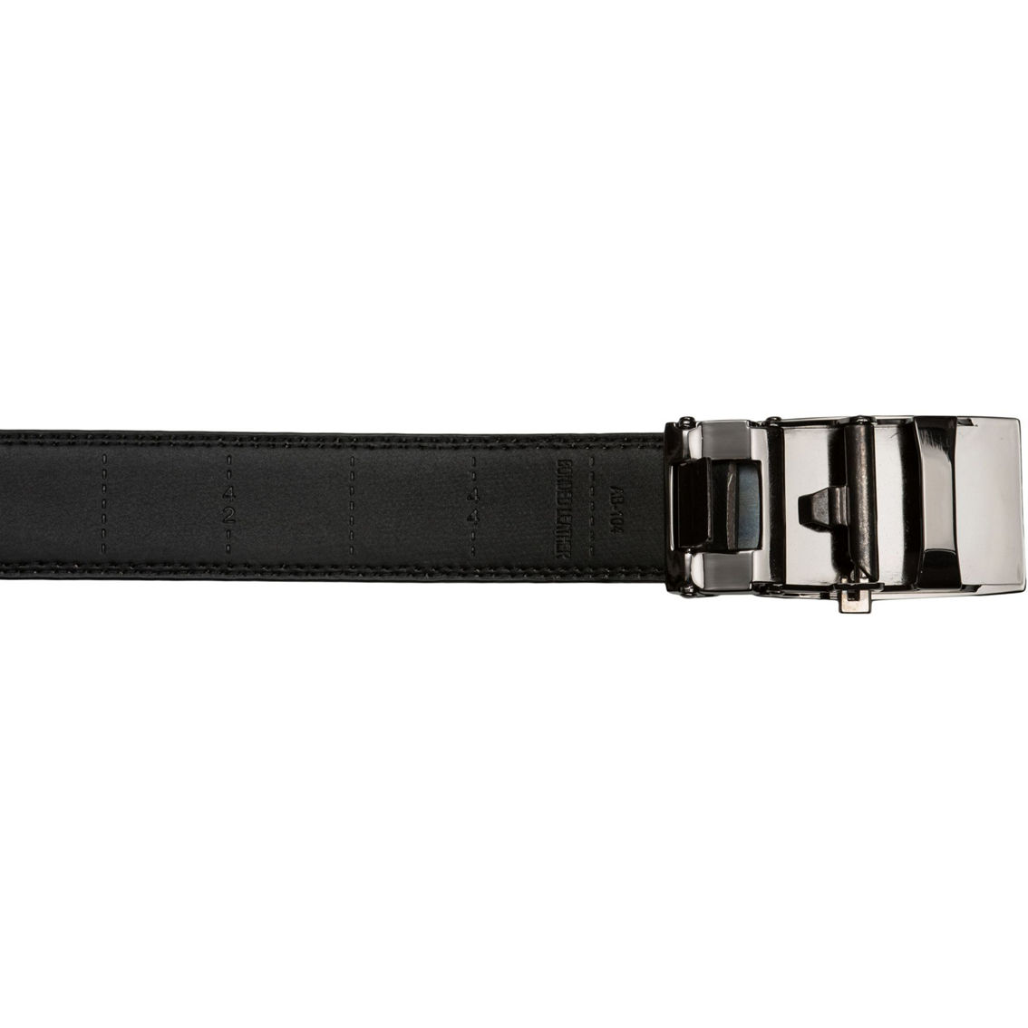 CHAMPS Men's Leather Automatic and Adjustable Belt, Black - Image 3 of 5