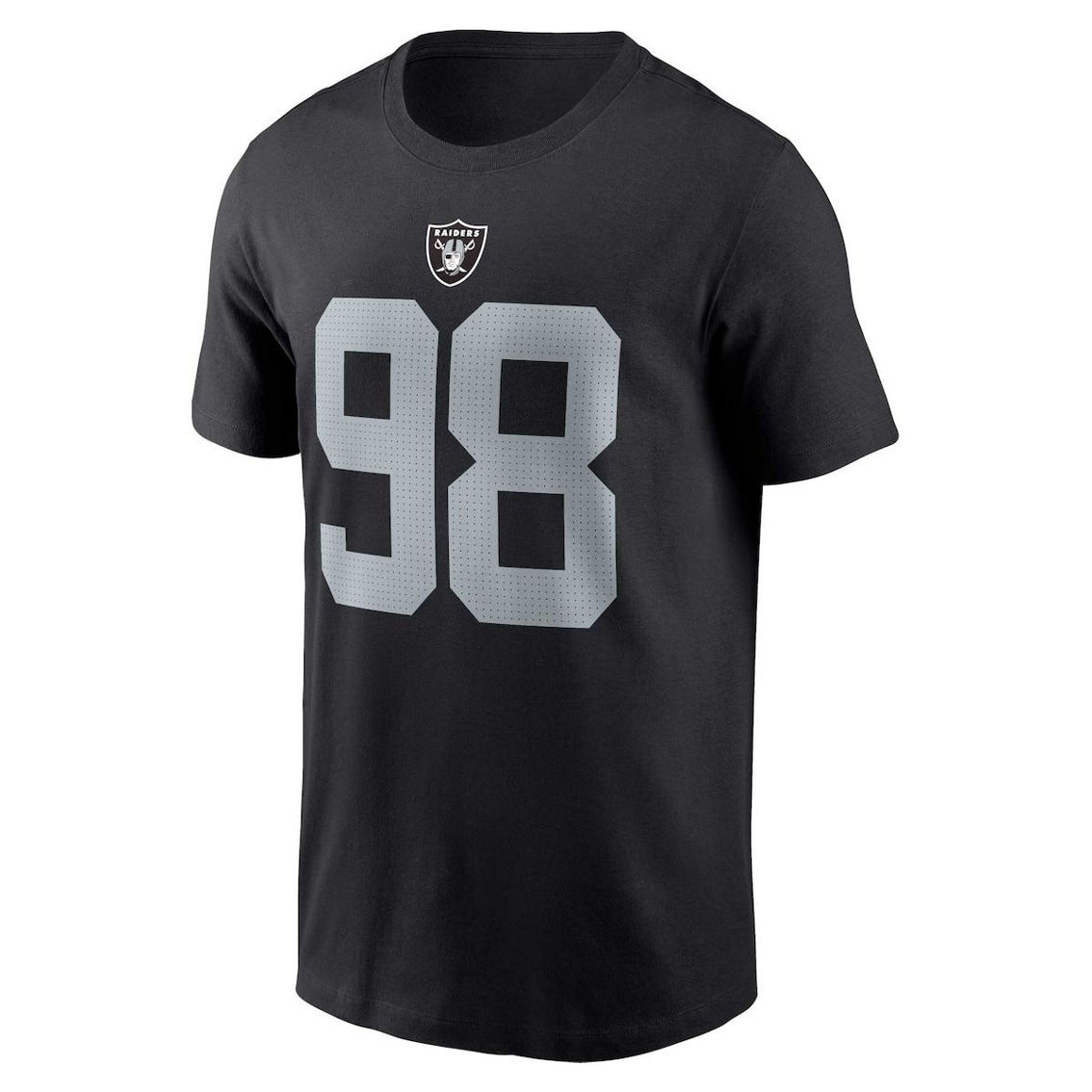 Nike Men's Maxx Crosby Black Las Vegas Raiders Player Name & Number T-Shirt - Image 3 of 4