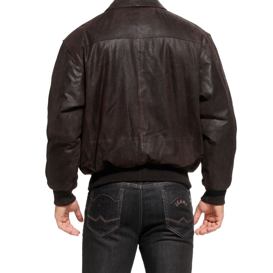 Landing Leathers Men Air Force A-2 Leather Flight Bomber Jacket - Regular & Tall - Image 5 of 5
