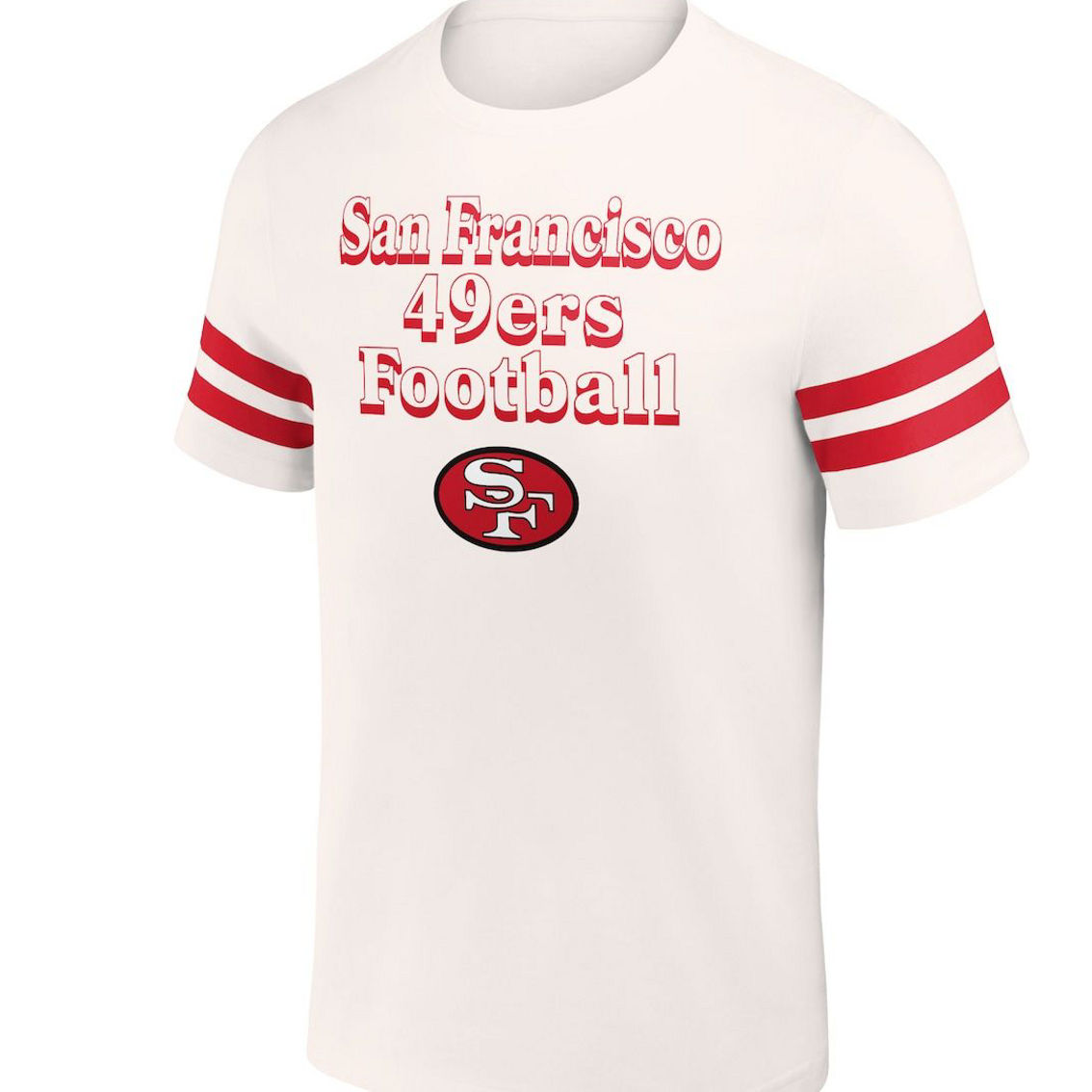 NFL x Darius Rucker Collection by Fanatics Men's Cream San Francisco 49ers Vintage T-Shirt - Image 3 of 4