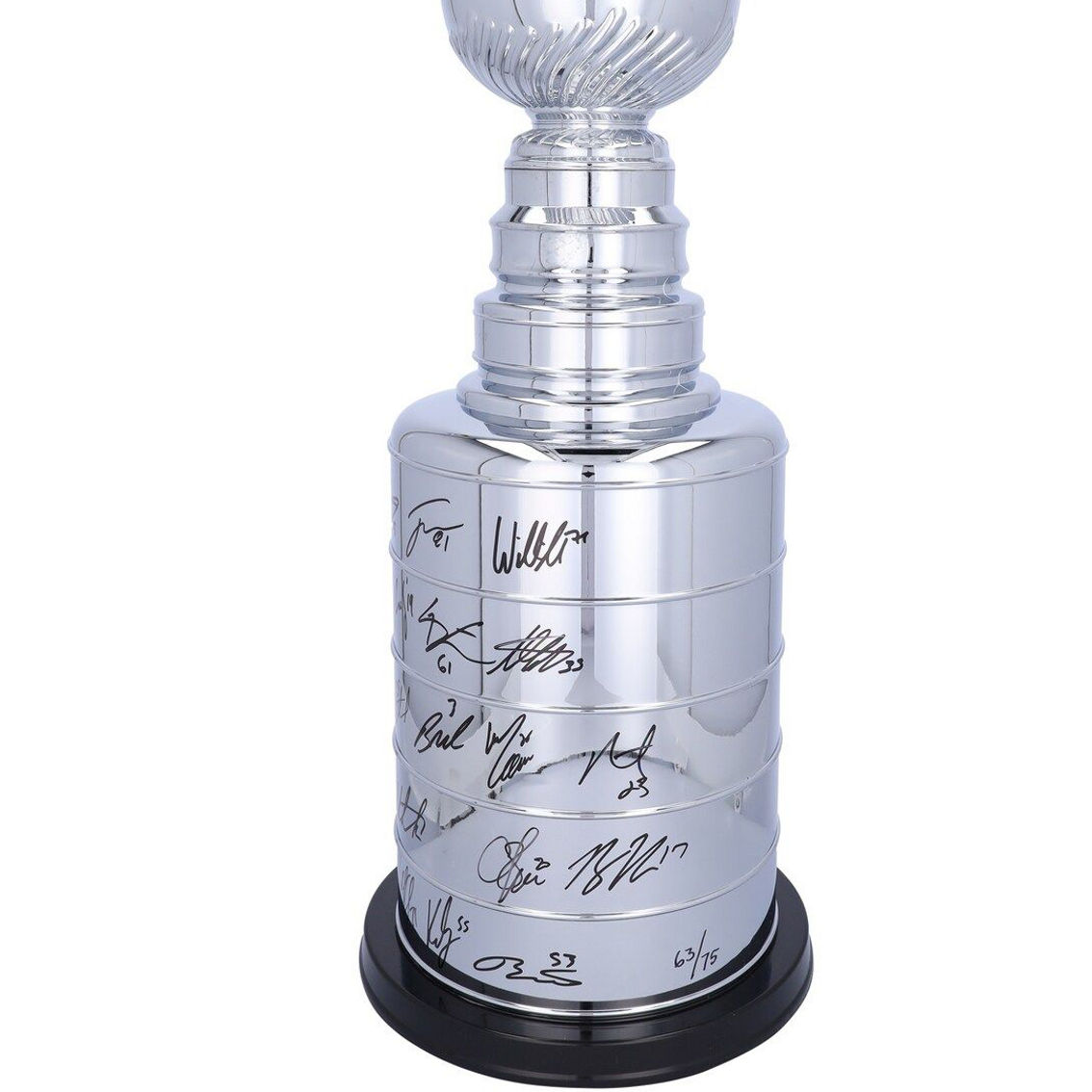 Fanatics Authentic Vegas Golden Knights Multi-Signed 2023 Stanley Cup s 2' Replica Stanley Cup with Multiple Signatures - Limited Edition of 75 - Image 4 of 4