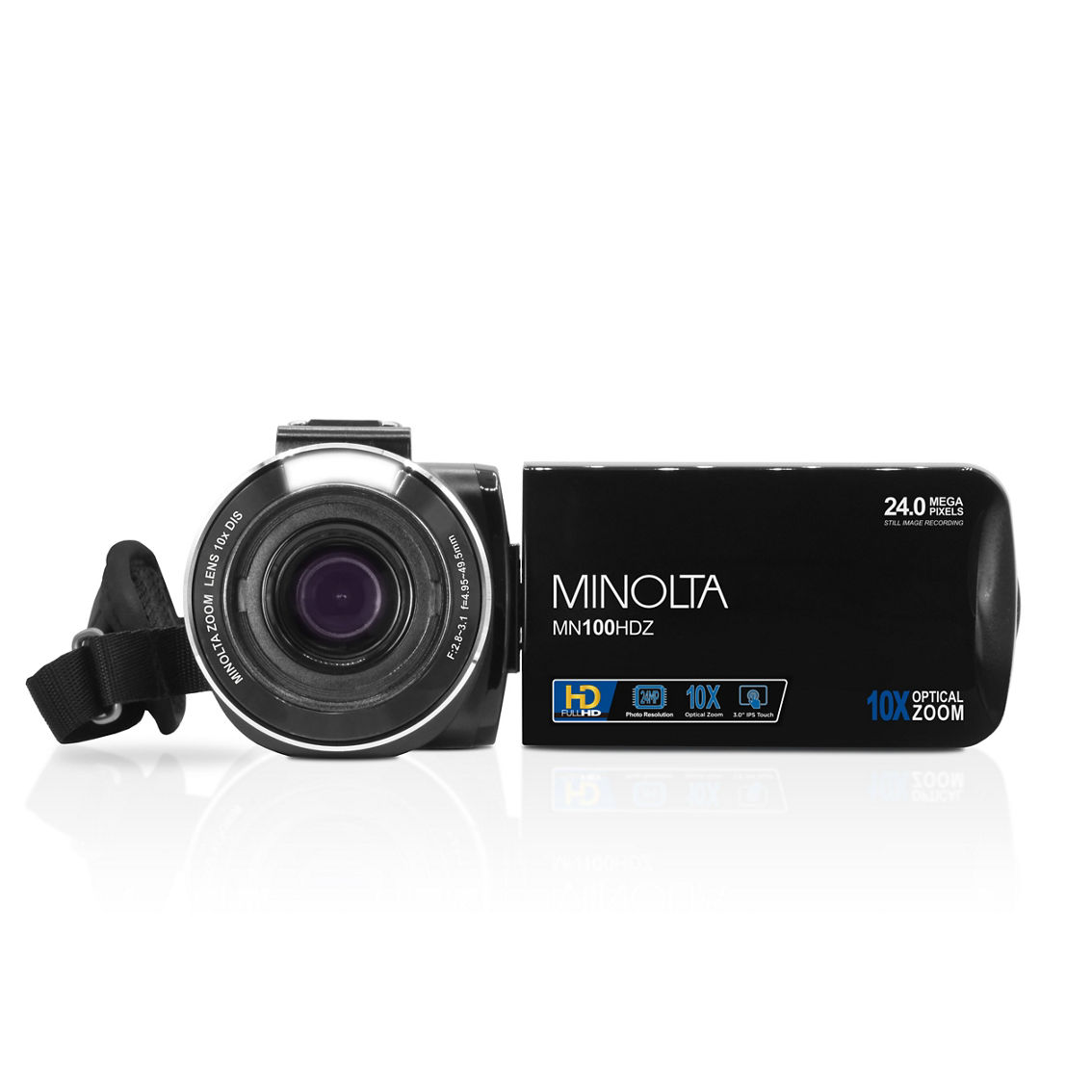 Minolta MN100HDZ 1080P Full HD / 24MP Camcorder with 10X Optical Zoom - Image 4 of 5