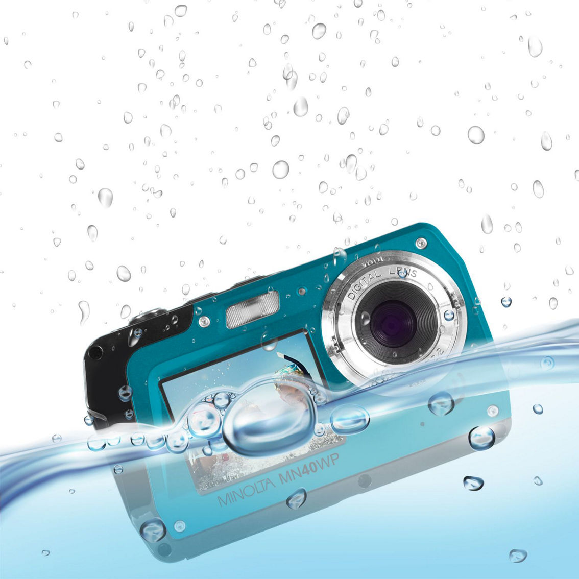 Minolta MN40WP 48MP / 2.7K QHD Dual Screen Waterproof Camera - Image 4 of 5