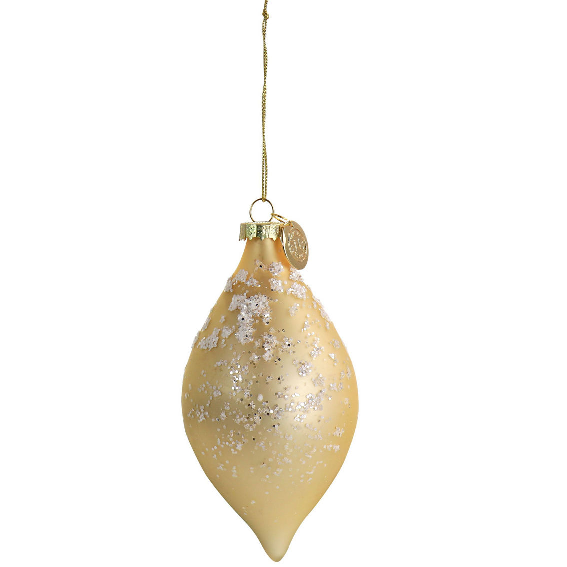 Martha Stewart Holiday Pointy Ball and Pinecone 4 Piece Ornament Set in Gold - Image 3 of 5