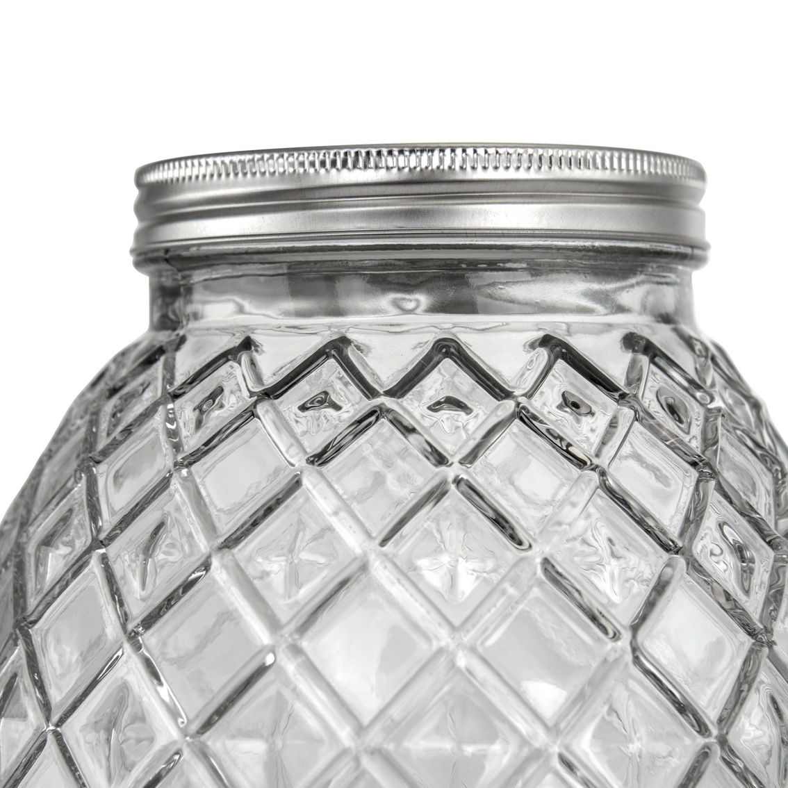 Gibson Home 1.2 Gallon Pineapple Clear Glass Drink Dispenser - Image 3 of 5