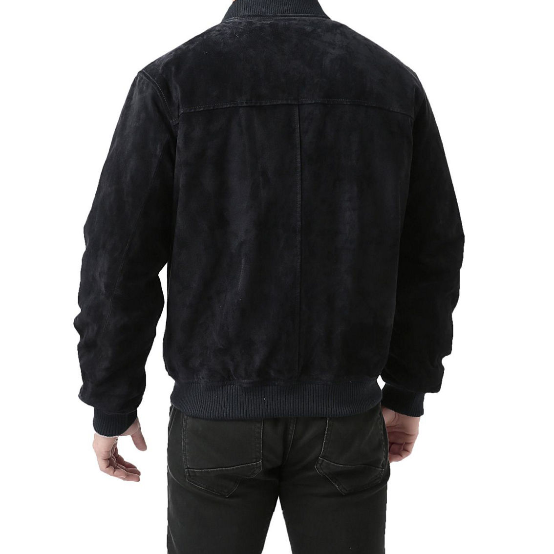 Bgsd Men Urban Leather Bomber Jacket - Regular & Tall | Coats & Jackets ...