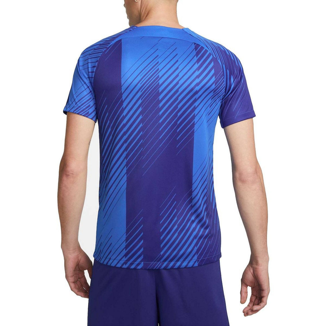 Nike Men's Blue Barcelona 2023/24 Academy Pro Pre-Match Top - Image 3 of 4