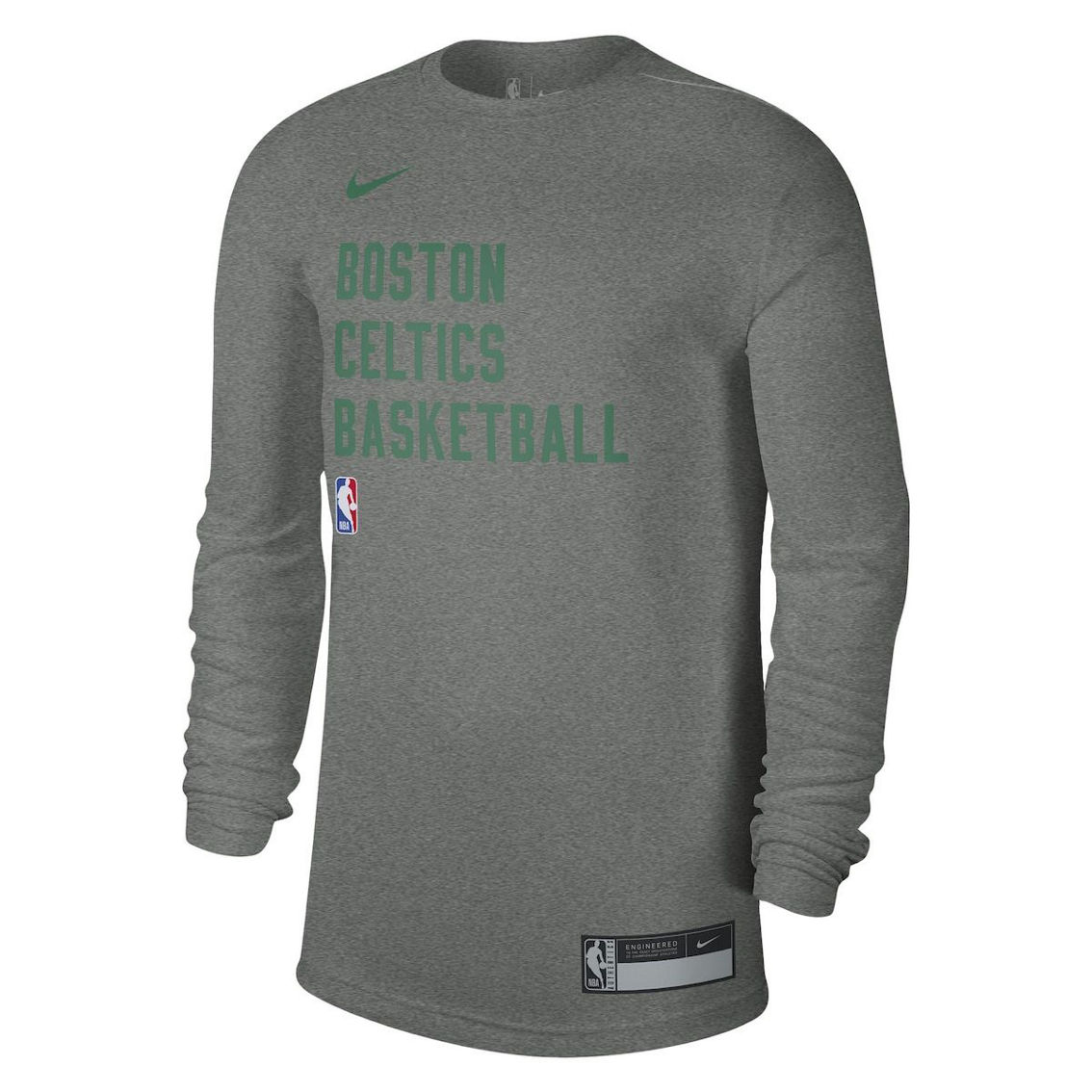 Nike Unisex Heather Gray Boston Celtics 2023/24 Legend On-Court Practice Long Sleeve T-Shirt - Image 3 of 4