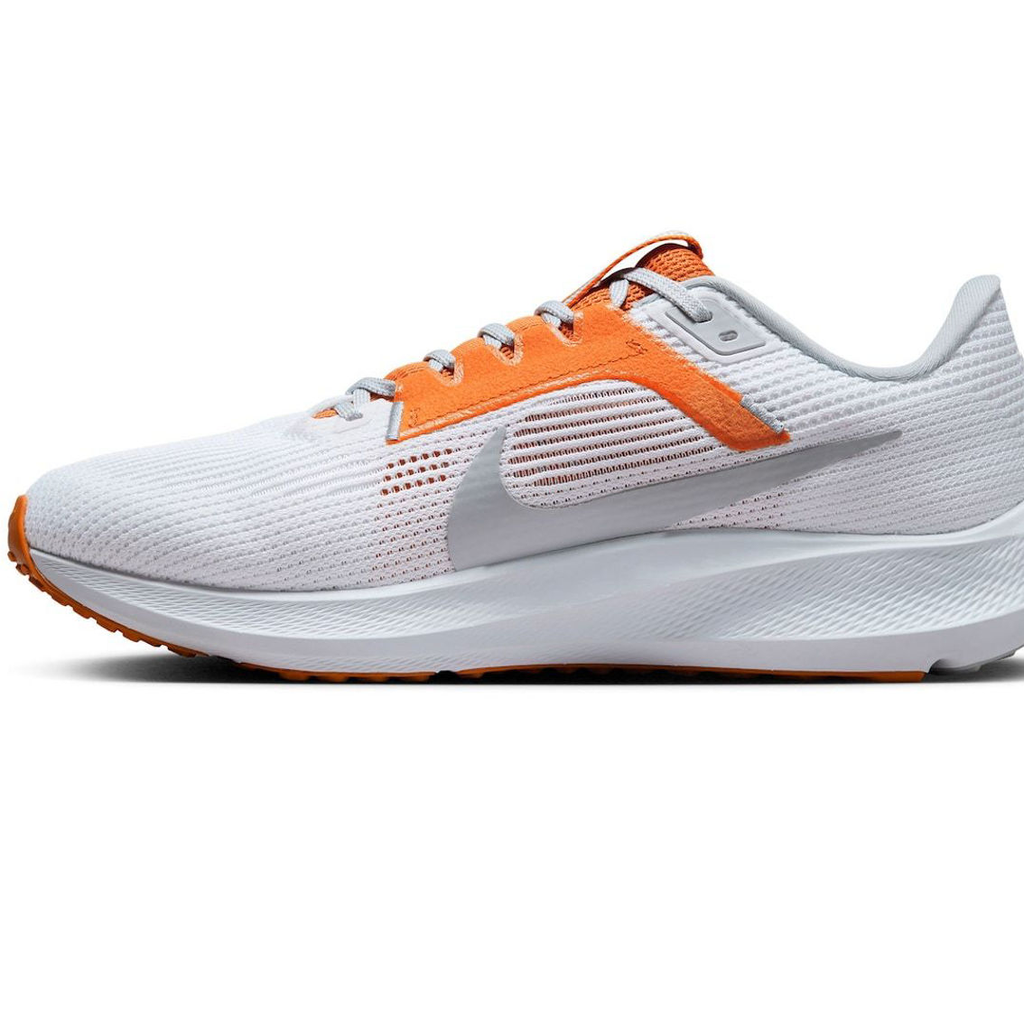 Nike Unisex White Tennessee Volunteers Zoom Pegasus 40 Running Shoe - Image 3 of 4