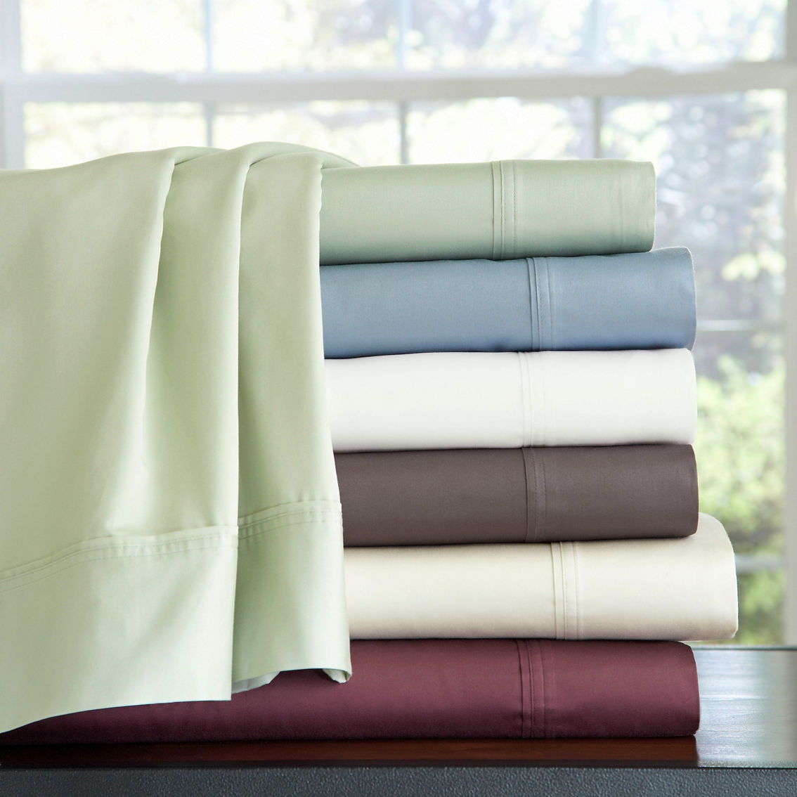 Pointehaven 400 Thread Count 100% Cotton Pillowcases - Image 2 of 2